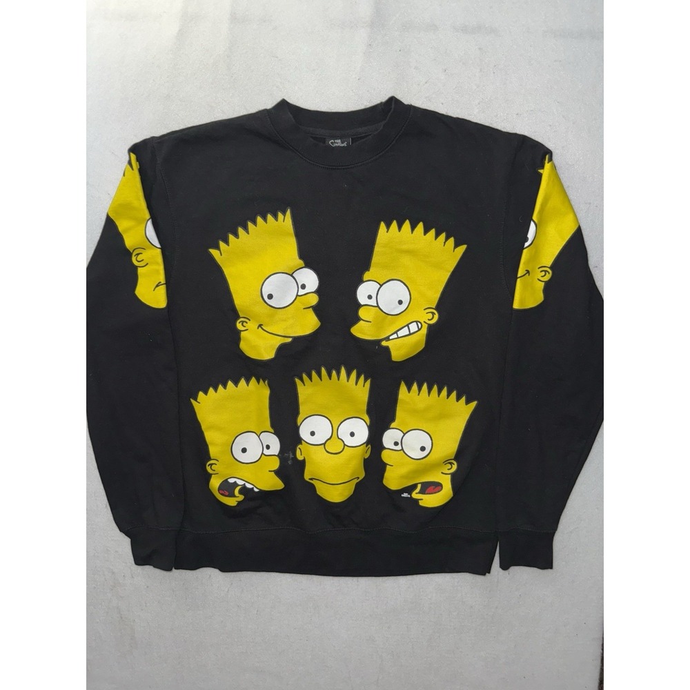 Chinatown Market‎ x Simpsons Bart All Over Crewneck Sweatshirt Medium 2-Sided